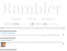 Tablet Screenshot of fashionrambler.com